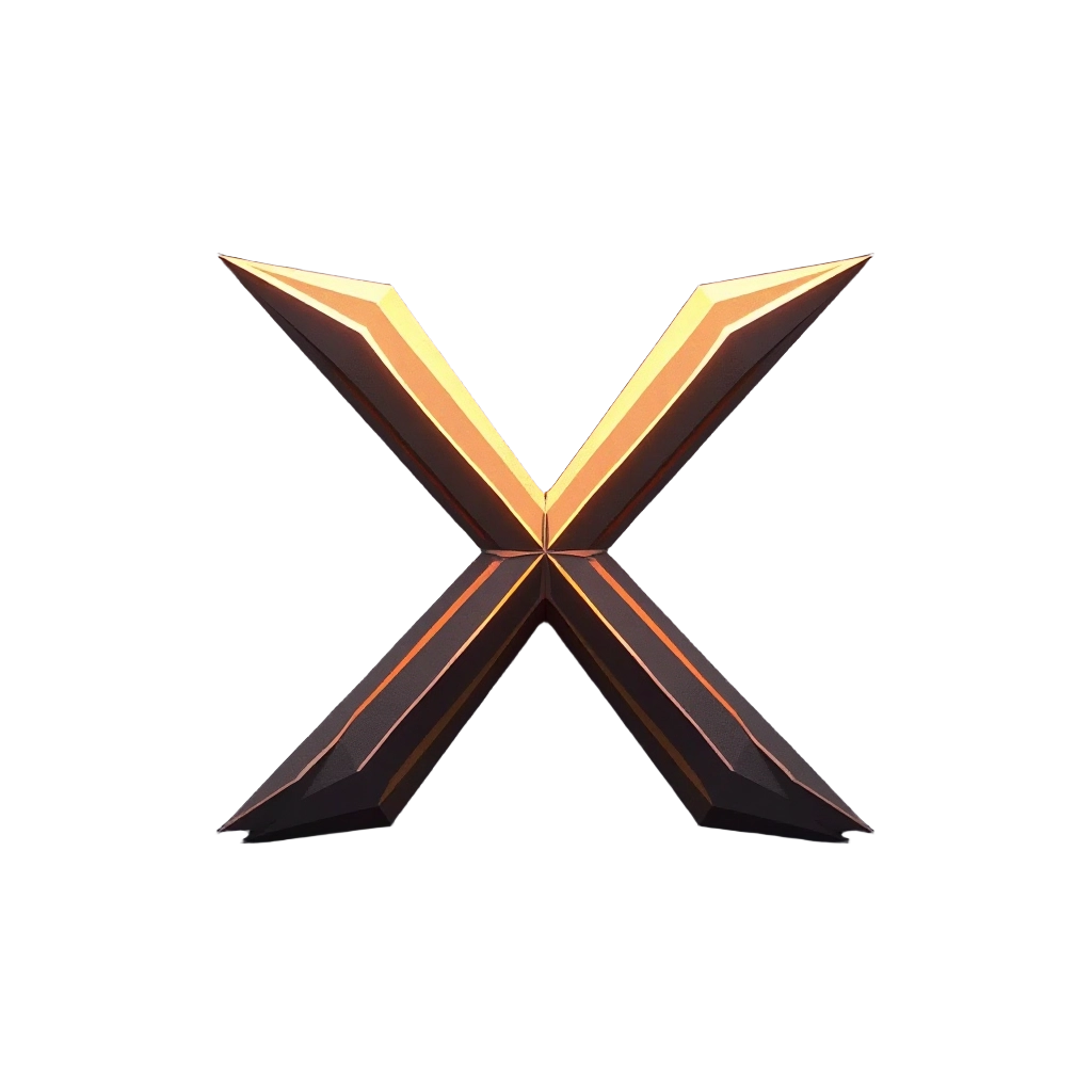 Golden X Emblem